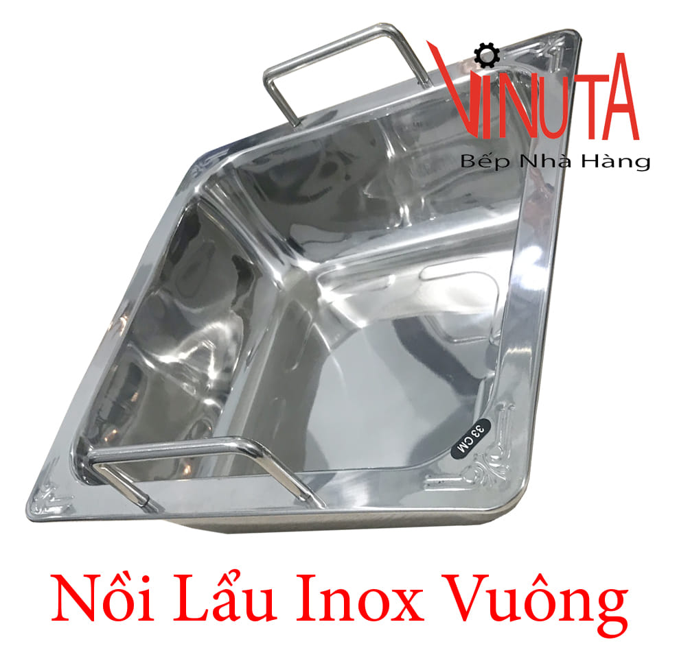 nồi lẩu inox vuông