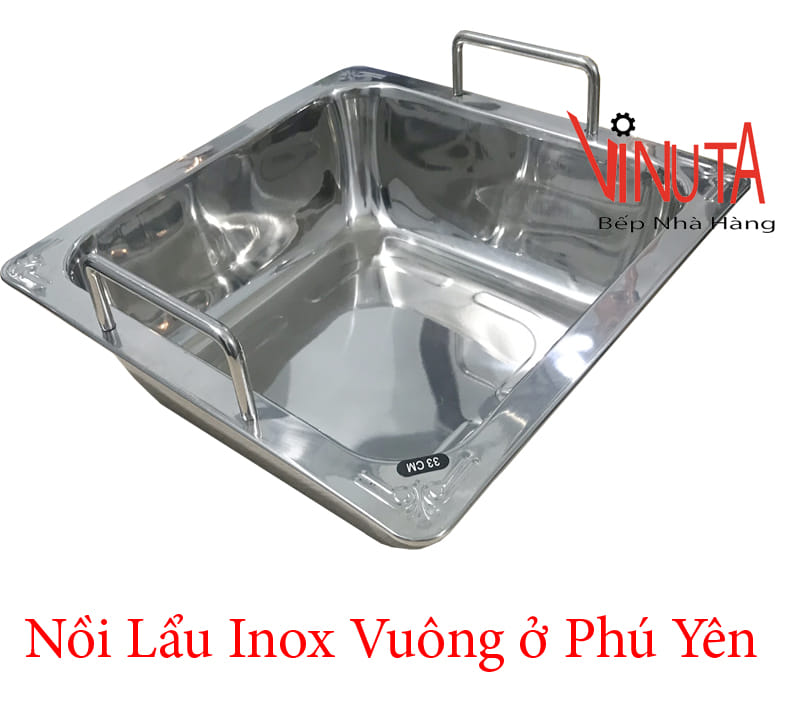 nôi lẩu inox hình vuông ở phú yên