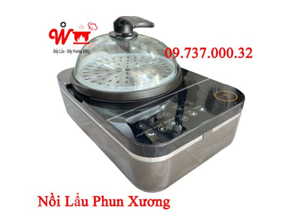 Bếp Lẩu Hơi Nước, Nồi nấu chín thức ăn bằng hơi nước chang kang kung - Ảnh 11