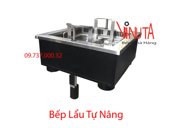 nồi lẩu tự nâng | bếp lẩu tự nâng lên hạ xuống, nồi lẩu tự hành, lẩu thang máy - Ảnh 5