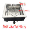 nồi lẩu tự nâng | bếp lẩu tự nâng lên hạ xuống, nồi lẩu tự hành, lẩu thang máy