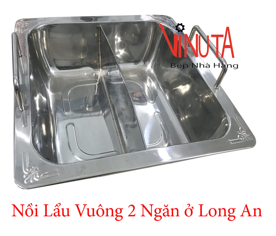 nồi lẩu vuông 2 ngăn ở long an