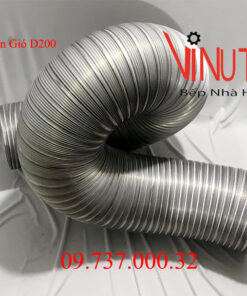 Alternative view of ống nhôm nhún d200 | ống dẫn gió bằng nhôm mềm phi 200| ống dẫn gió