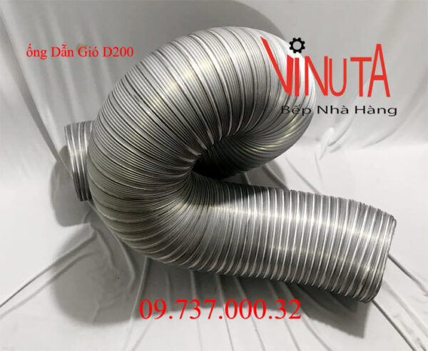 ống nhôm nhún d200 | ống dẫn gió bằng nhôm mềm phi 200| ống dẫn gió - Ảnh 2