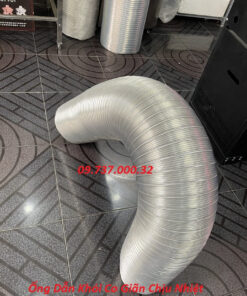 Alternative view of Ống nhôm hút mùi thông gió phi 200, ống nhôm nhún, ống bán cứng D200