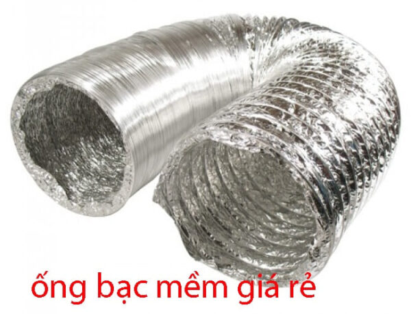 Ống dẫn gió mềm D100, ống bạc mềm hút mùi, khói bếp, thông phòng - Ảnh 5