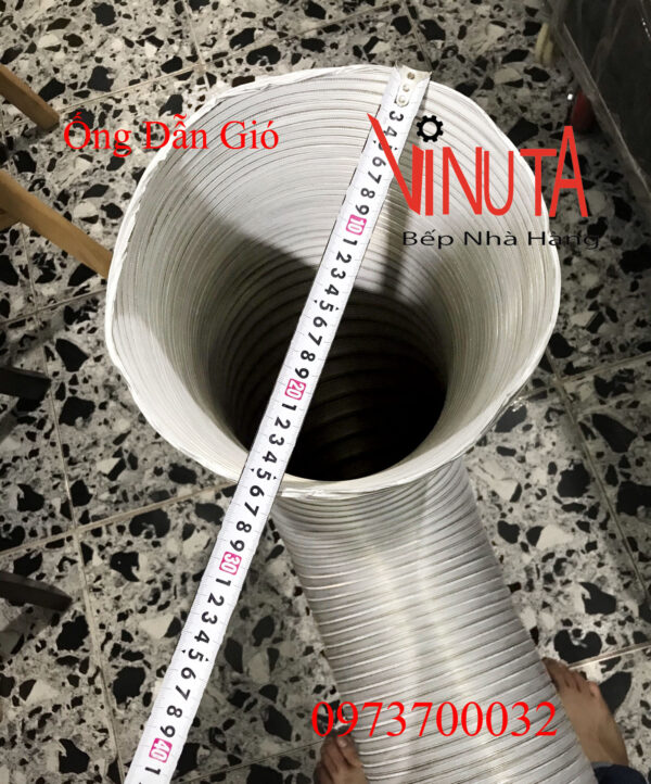 ống nhôm nhún d250 | ống dẫn gió d250 | ống dẫn gió điều hòa phi 250 - Ảnh 2