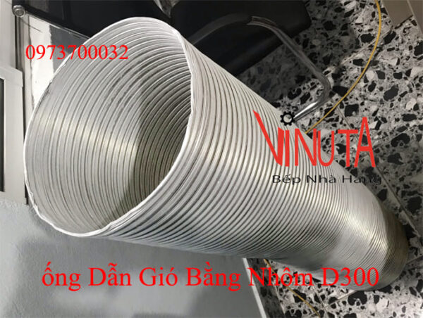 ống nhôm nhún d300 | ống dẫn gió chịu nhiệt d300 | ống nhôm nhún phi 300 - Ảnh 3