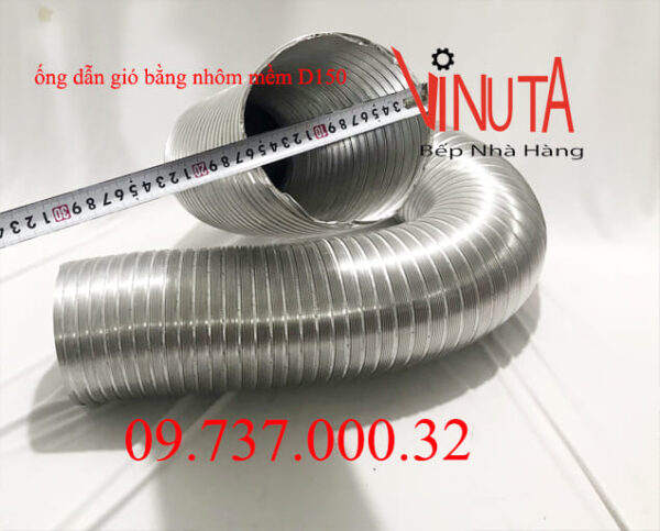 ống nhôm nhún d150 | ống dẫn gió phi 150 | ống gió mềm bằng nhôm nhún - Ảnh 2