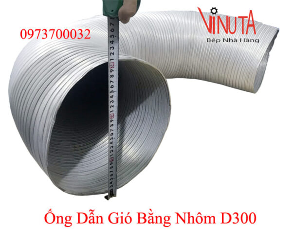 ống nhôm nhún d300 | ống dẫn gió chịu nhiệt d300 | ống nhôm nhún phi 300 - Ảnh 4