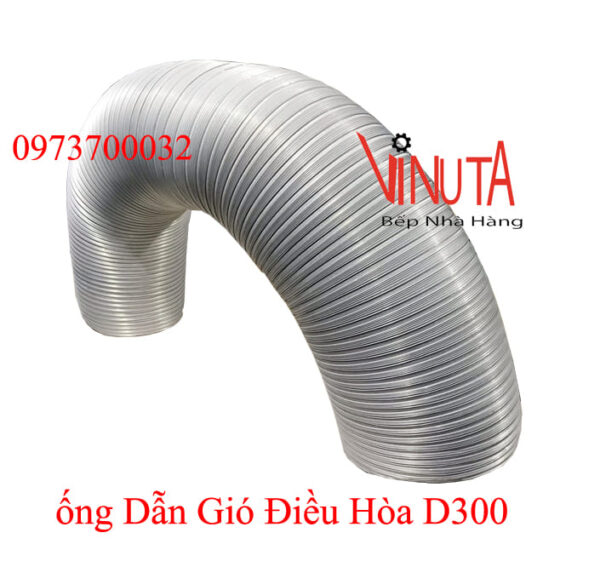 ống nhôm nhún d300 | ống dẫn gió chịu nhiệt d300 | ống nhôm nhún phi 300 - Ảnh 5