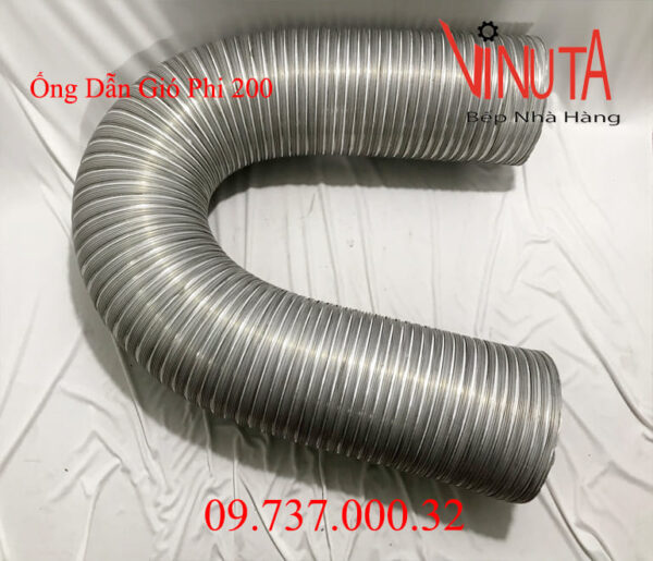 ống nhôm nhún d200 | ống dẫn gió bằng nhôm mềm phi 200| ống dẫn gió - Ảnh 5