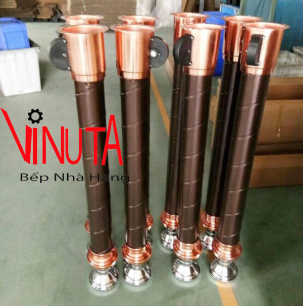 mua ống Hút khói màu cafe kèm chao đèn bếp nướng than hoa hút khói dương - Ảnh 3