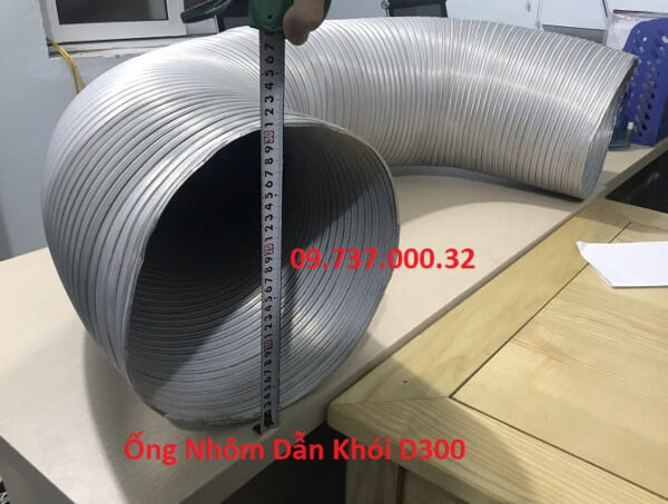Ống nhôm dẫn gió bền đẹp, ống nhôm nhún hút mùi, thông gió D80,100,... - Ảnh 5