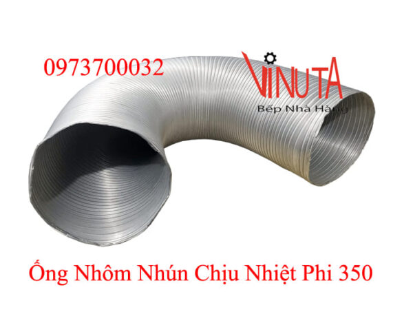 ống nhôm nhún d350 | ống gió chịu nhiệt | ống nhôm chịu nhiệt phi 350 - Ảnh 7