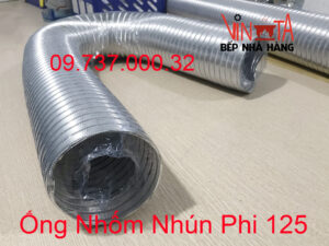 ống nhôm nhún d125 | ống gió nhôm mềm phi 125 mm giá rẻ, chất lượng, uy tín
