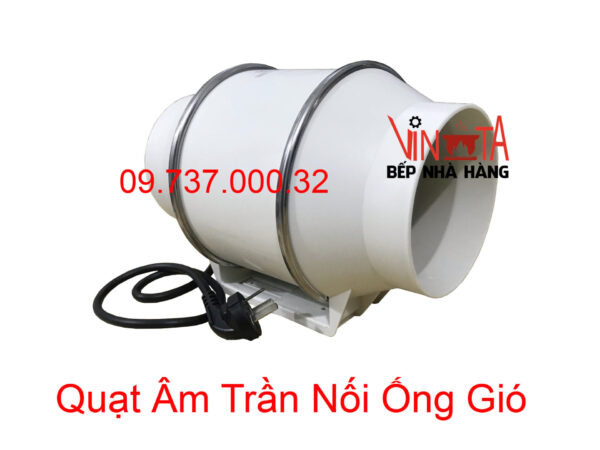 Quạt hút nối ống gió d125, quạt thông gió khử mùi hôi phòng ngủ, vệ sinh, văn phòng - Ảnh 3
