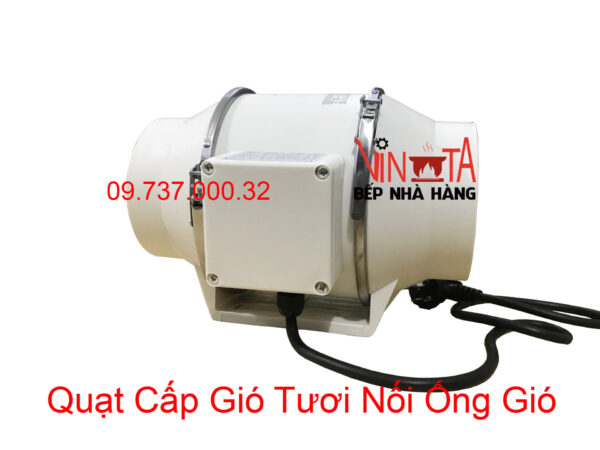 Quạt hút nối ống gió d125, quạt thông gió khử mùi hôi phòng ngủ, vệ sinh, văn phòng - Ảnh 5