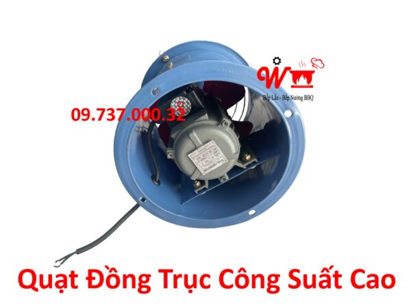 Quạt đồng trục trụ tròn, D200, D250, D300, D350, D400 mm Hút khói mùi - Ảnh 7