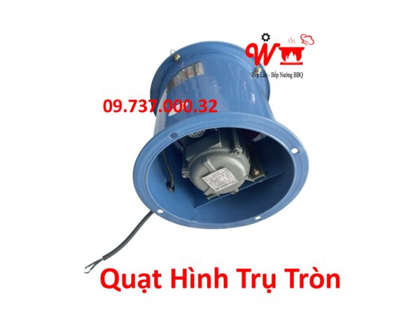 Quạt đồng trục trụ tròn, D200, D250, D300, D350, D400 mm Hút khói mùi - Ảnh 12