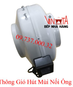 Quạt nối ống phi 200 mm, quạt hút mùi thông gió nối ống tròn giá rẻ bền
