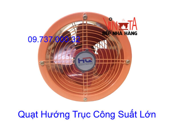 quạt hướng trục tăng áp, quạt hút mùi thông gió, quạt hút khói bếp nướng - Ảnh 3