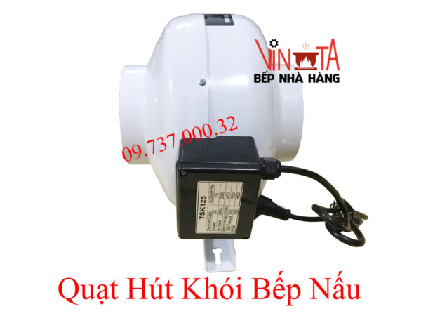 Quạt hút mùi bếp nấu ăn gia đình nối ống phi 125, quạt hút khói chạy êm, giá rẻ - Ảnh 7