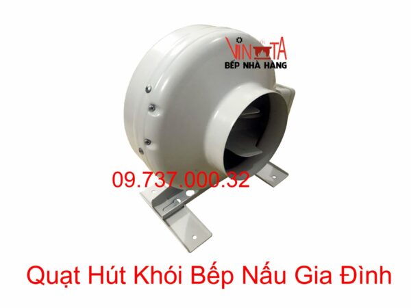 quạt hút mùi bếp nấu gia đình, quạt hút khói khử mùi nối ống D125 mm giá rẻ - Ảnh 6