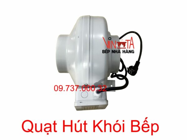 quạt hút mùi bếp nấu gia đình, quạt hút khói khử mùi nối ống D125 mm giá rẻ - Ảnh 5