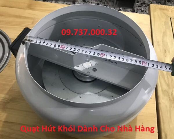 Quạt thông gió hút mùi tròn phi 315,Quạt nối ống hút khói bếp công nghiệp - Ảnh 6