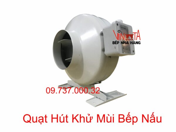 quạt hút mùi bếp nấu gia đình, quạt hút khói khử mùi nối ống D125 mm giá rẻ - Ảnh 2