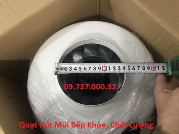 Quạt hút nối ống phi 150, Quạt thông gió, hút mùi bếp không ồn, hút khỏe - Ảnh 7