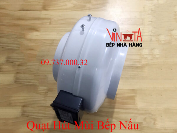 Quạt nối ống phi 200 mm, quạt hút mùi thông gió nối ống tròn giá rẻ bền - Ảnh 5