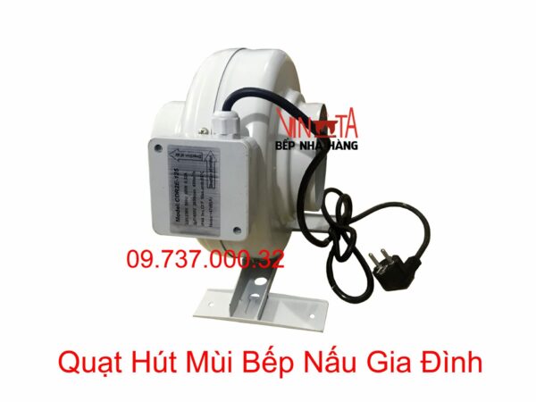 quạt hút mùi bếp nấu gia đình, quạt hút khói khử mùi nối ống D125 mm giá rẻ - Ảnh 10