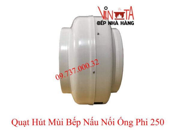 Quạt nối ống phi 250 mm, quạt hút mùi, thông gió nối ống tròn d250 mm giá rẻ - Ảnh 5
