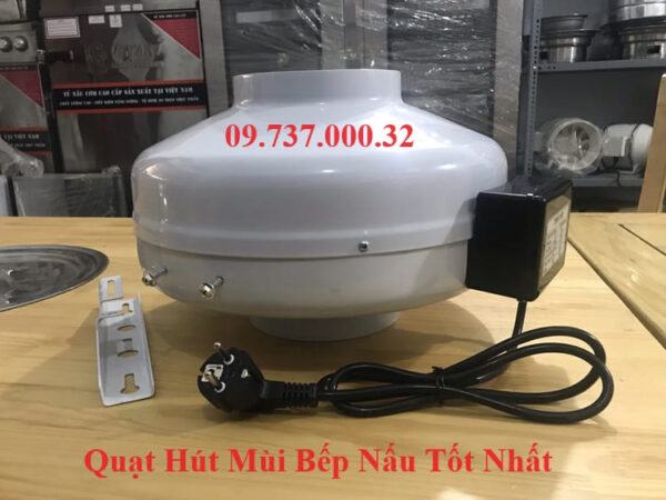 Quạt hút mùi nối ống D150, Quạt thông gió, hút khói mùi tốt nhất, êm, khỏe - Ảnh 4