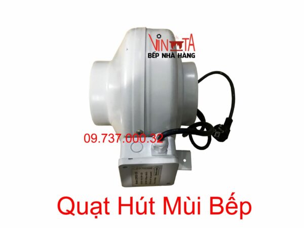 quạt hút mùi bếp nấu gia đình, quạt hút khói khử mùi nối ống D125 mm giá rẻ - Ảnh 7