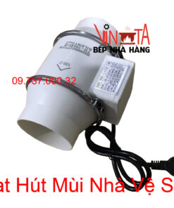 Alternative view of quạt hút mùi nối ống phi 100 mm, quạt thông gió, hút mùi hôi nhà vệ sinh, phòng ngủ