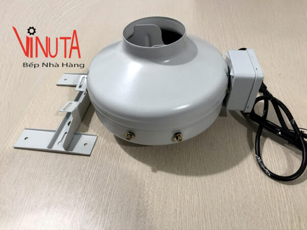 Quạt Hút Mùi Nối Ống gió D100 mm, quạt hút khói, mùi bếp nấu gia đình - Ảnh 3