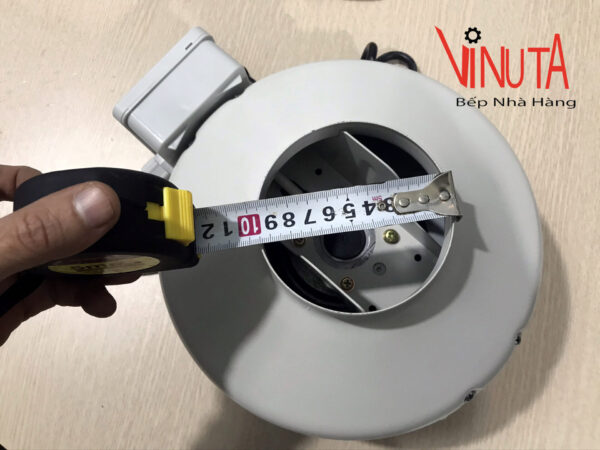 Quạt Hút Mùi Nối Ống gió D100 mm, quạt hút khói, mùi bếp nấu gia đình - Ảnh 6