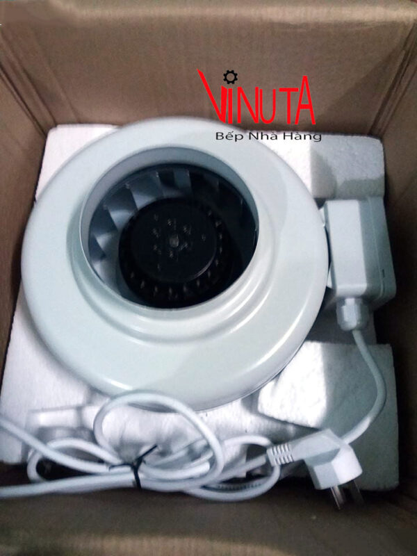 Quạt Hút Mùi Nối Ống Phi 150mm, Quạt hút khói khử mùi hôi bếp nấu ăn giá rẻ - Ảnh 6