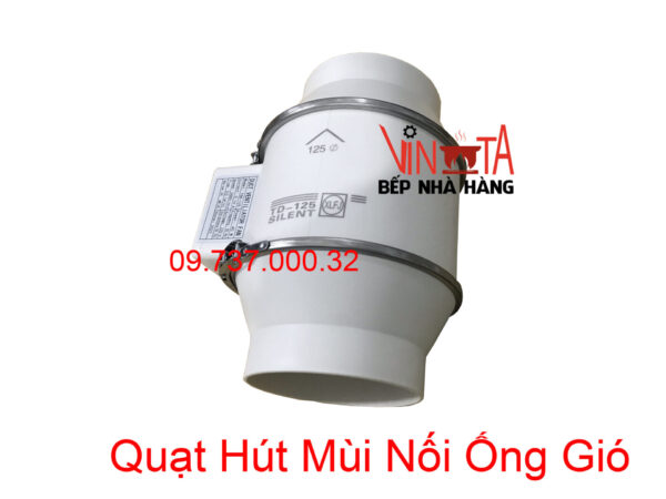 Quạt hút nối ống gió d125, quạt thông gió khử mùi hôi phòng ngủ, vệ sinh, văn phòng - Ảnh 8
