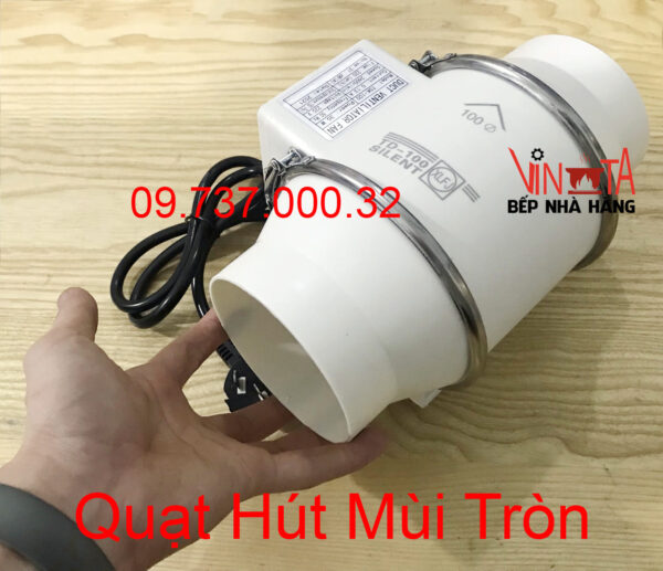 quạt hút mùi nối ống phi 100 mm, quạt thông gió, hút mùi hôi nhà vệ sinh, phòng ngủ - Ảnh 9