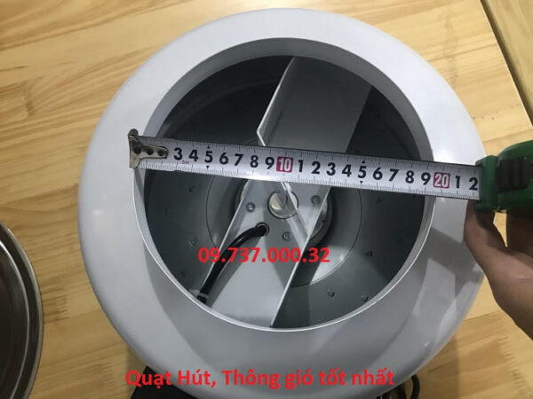 Quạt nối ống hút khói D200, quạt thông gió hút mùi hiệu quả, êm, bền bỉ - Ảnh 4