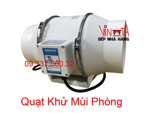 Quạt hút âm trần nối ống gió D150 mm, Quạt khử mùi hôi độc hại, cấp khí sạch - Ảnh 9