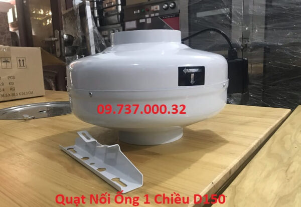 Quạt hút nối ống phi 150, Quạt thông gió, hút mùi bếp không ồn, hút khỏe - Ảnh 4