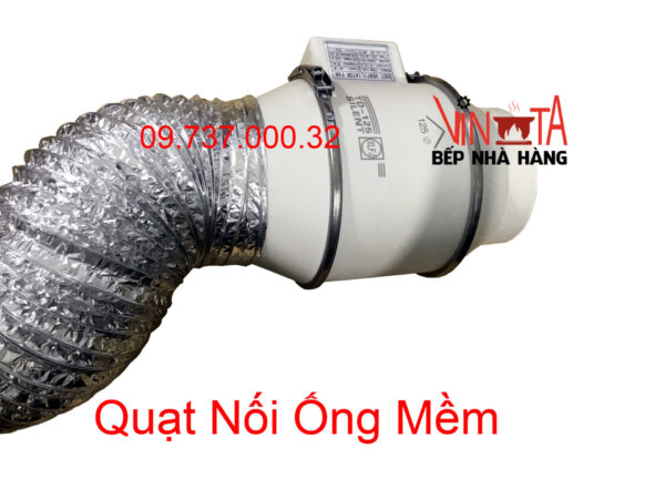 Quạt hút nối ống gió d125, quạt thông gió khử mùi hôi phòng ngủ, vệ sinh, văn phòng - Ảnh 12
