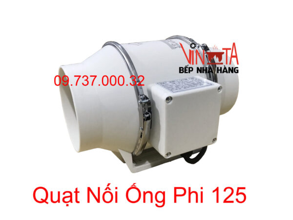 Quạt hút nối ống gió d125, quạt thông gió khử mùi hôi phòng ngủ, vệ sinh, văn phòng - Ảnh 13
