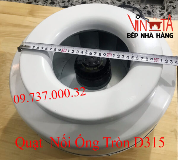 Quạt nối ống phi 315 mm, quạt thông gió, hút mùi nối ống tròn d315 mm - Ảnh 8