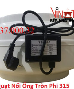 Alternative view of Quạt thông gió hút mùi tròn phi 315,Quạt nối ống hút khói bếp công nghiệp